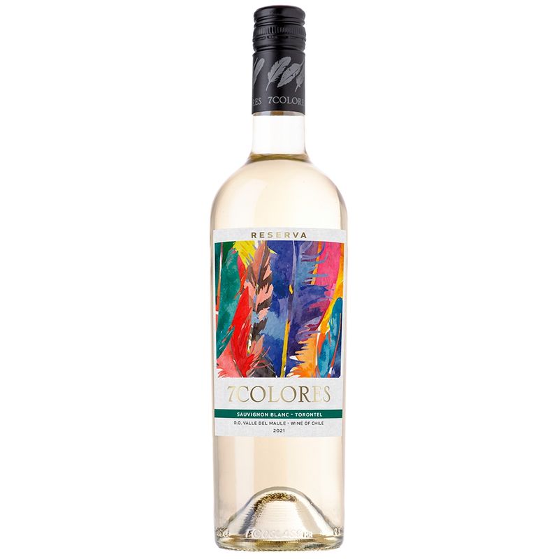 7 COLORES - Vino 7 Colores Reserva Sauvignon Blanc / Torontel 750cc