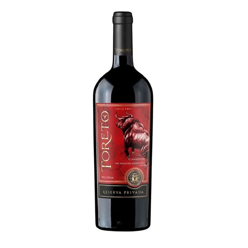 BESTIAS WINES - Vino Toreto Reserva Privada Carmenere 750cc