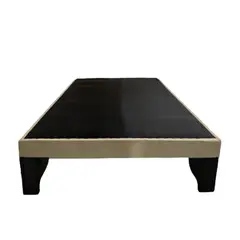 FLOBAL - Base de Cama 1 Plaza 90x190x35cm Beige