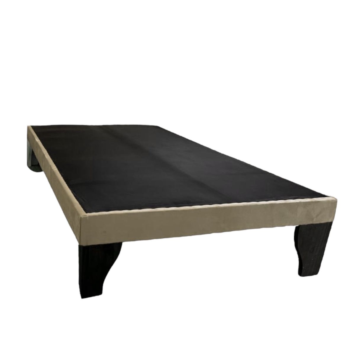 FLOBAL - Base de Cama 1 Plaza 90x190x35cm Beige Flobal