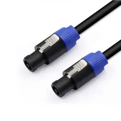 GENERICO - Cable de audío Altavoz Speakon 4 Polos Hembra 5 metros