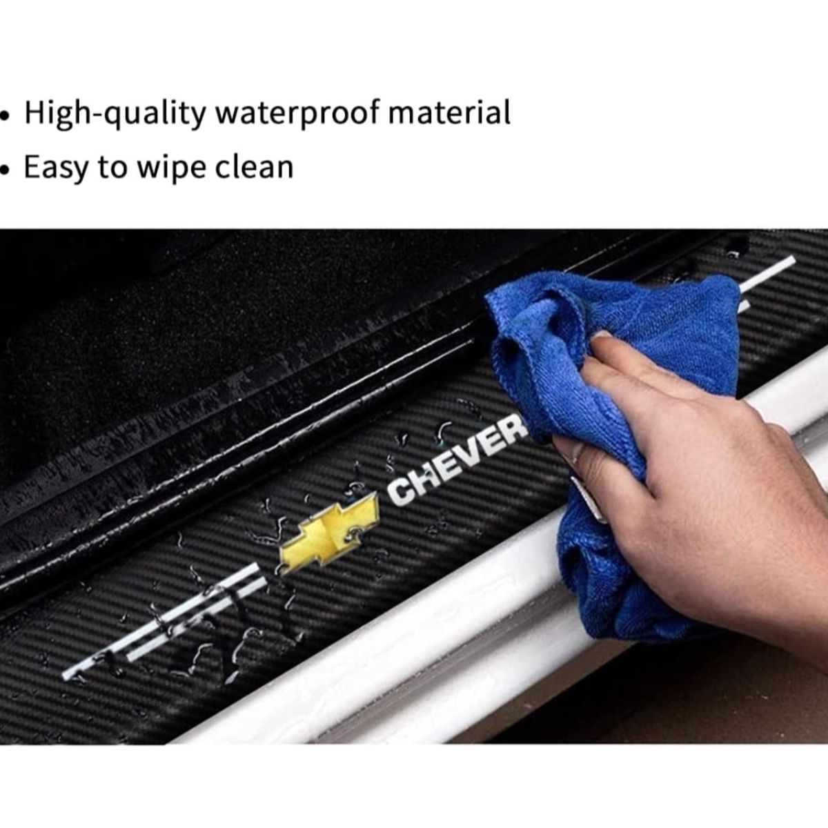 GENERICO - Cubre zócalos pisaderas protector de puerta de vehículos