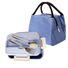 GENERICO - Lonchera Bolsa Térmica Y Friambrera Colación Almuerzo 4 Pzs