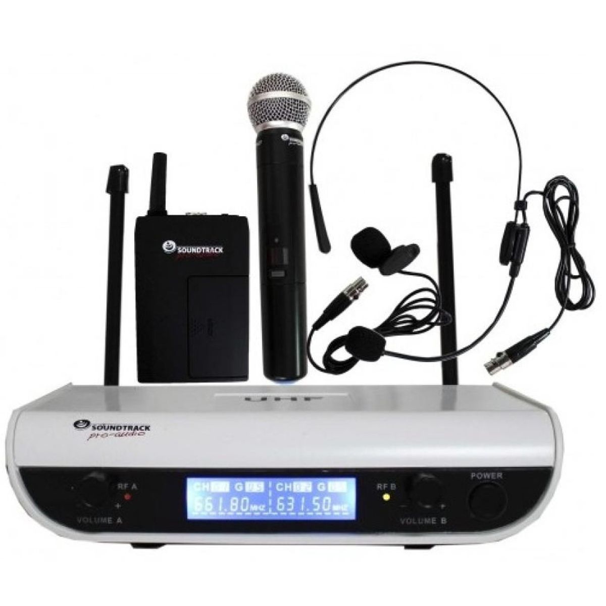 ORIGINAL SOUNDTRACK - Set Micfrofono Dinamico Inalambrico SoundTrack STW 27HUL