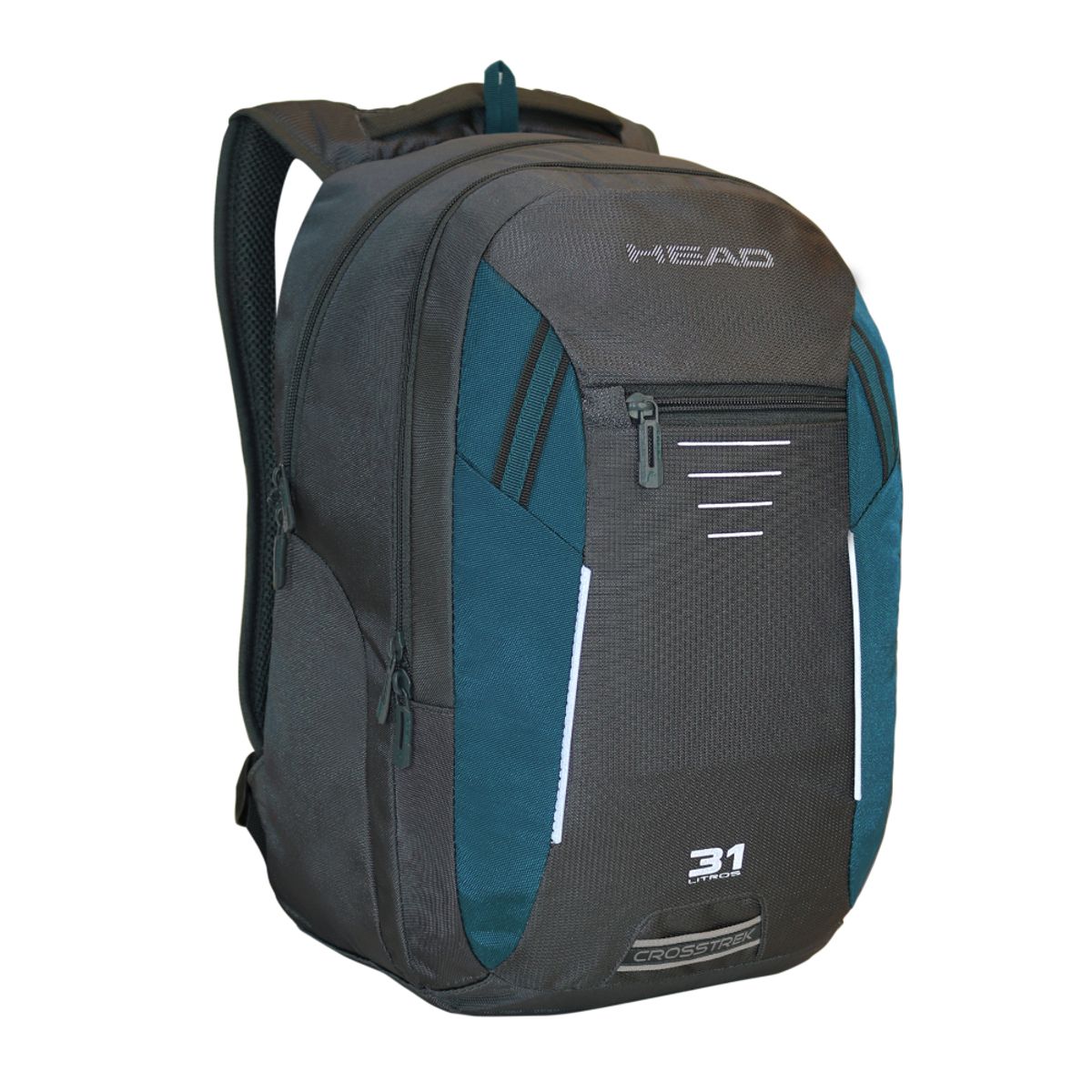 HEAD - Mochila Porta Laptop Crosstrek New Gris Turquesa Head