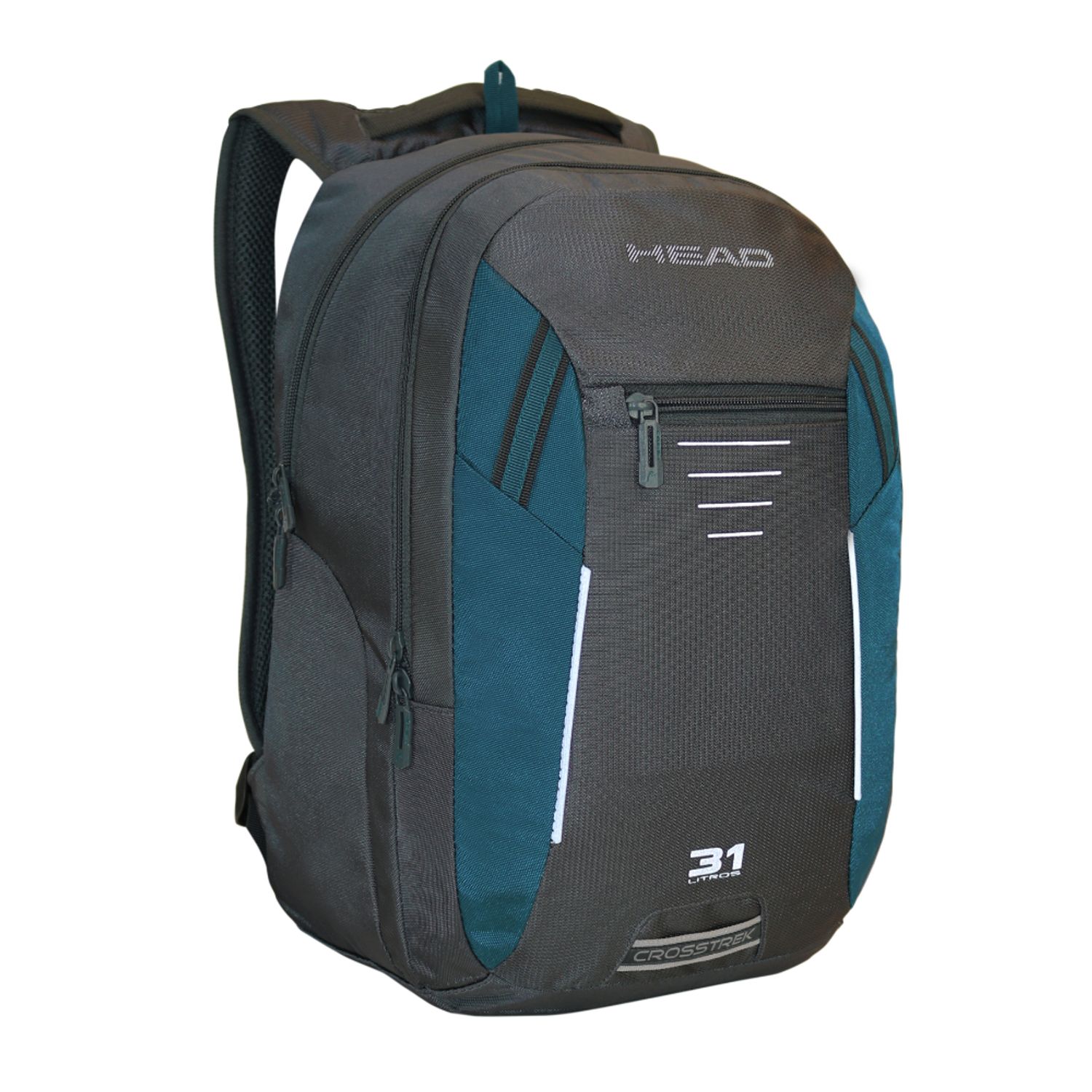 HEAD Mochila Porta Laptop Crosstrek New Gris Turquesa Head