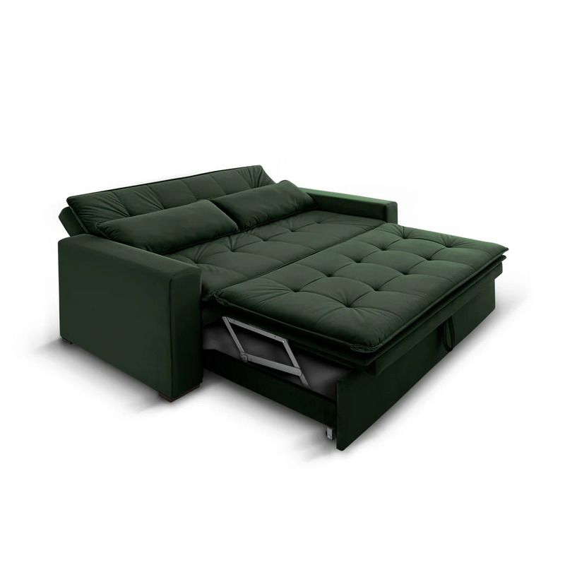 RE DECORA - Futón / Sofá Cama Londres 170 cm Green