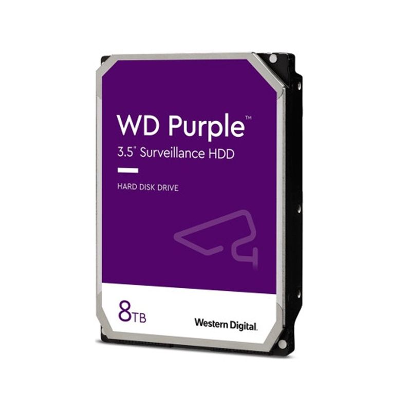 WESTER DIGITAL - Disco Duro WD Purple 8TB Interno 3.5 SATA WD85PURZ