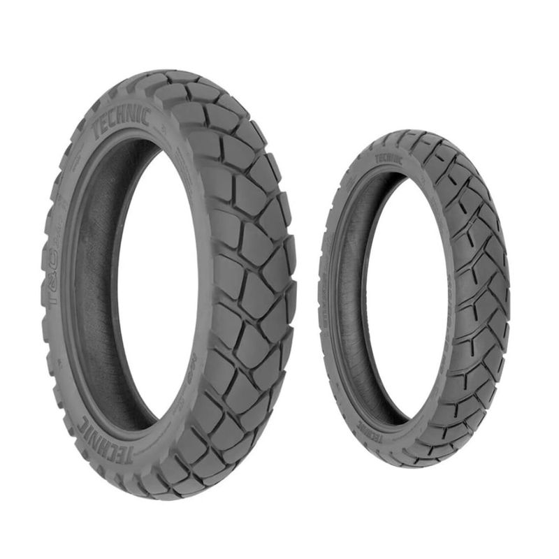 GENERICO - Pack de 2 Neumáticos Moto 90/90/21 + 150/70/17 Stroker Trail