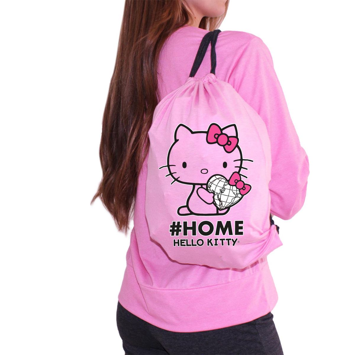 HELLO KITTY - Pack Pijama Mujer Algodón + Bolsa Hello Kitty