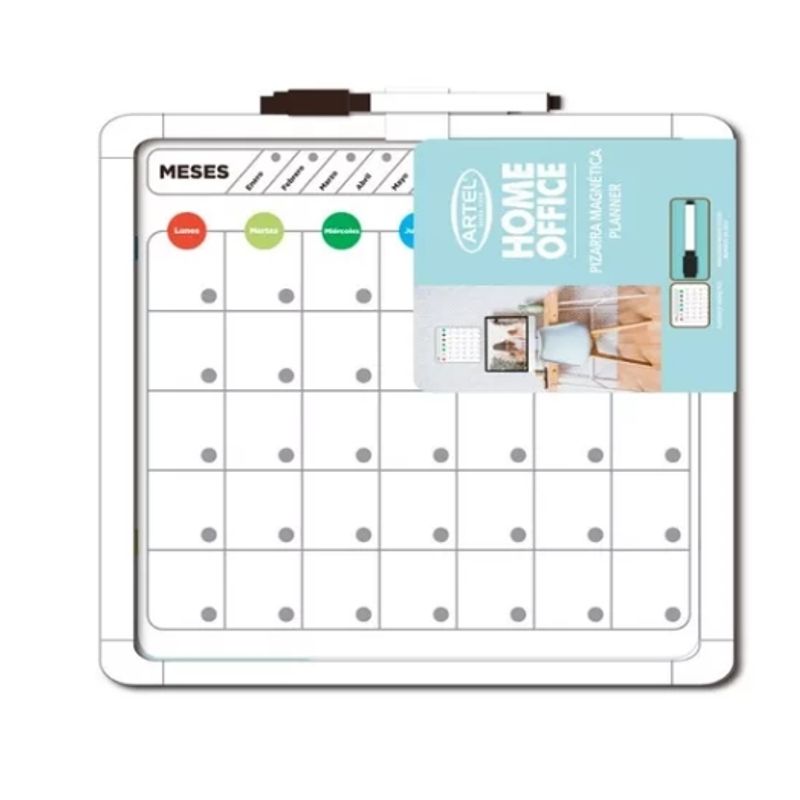 ARTEL - Pizarra magnética planner - Planificador mensual