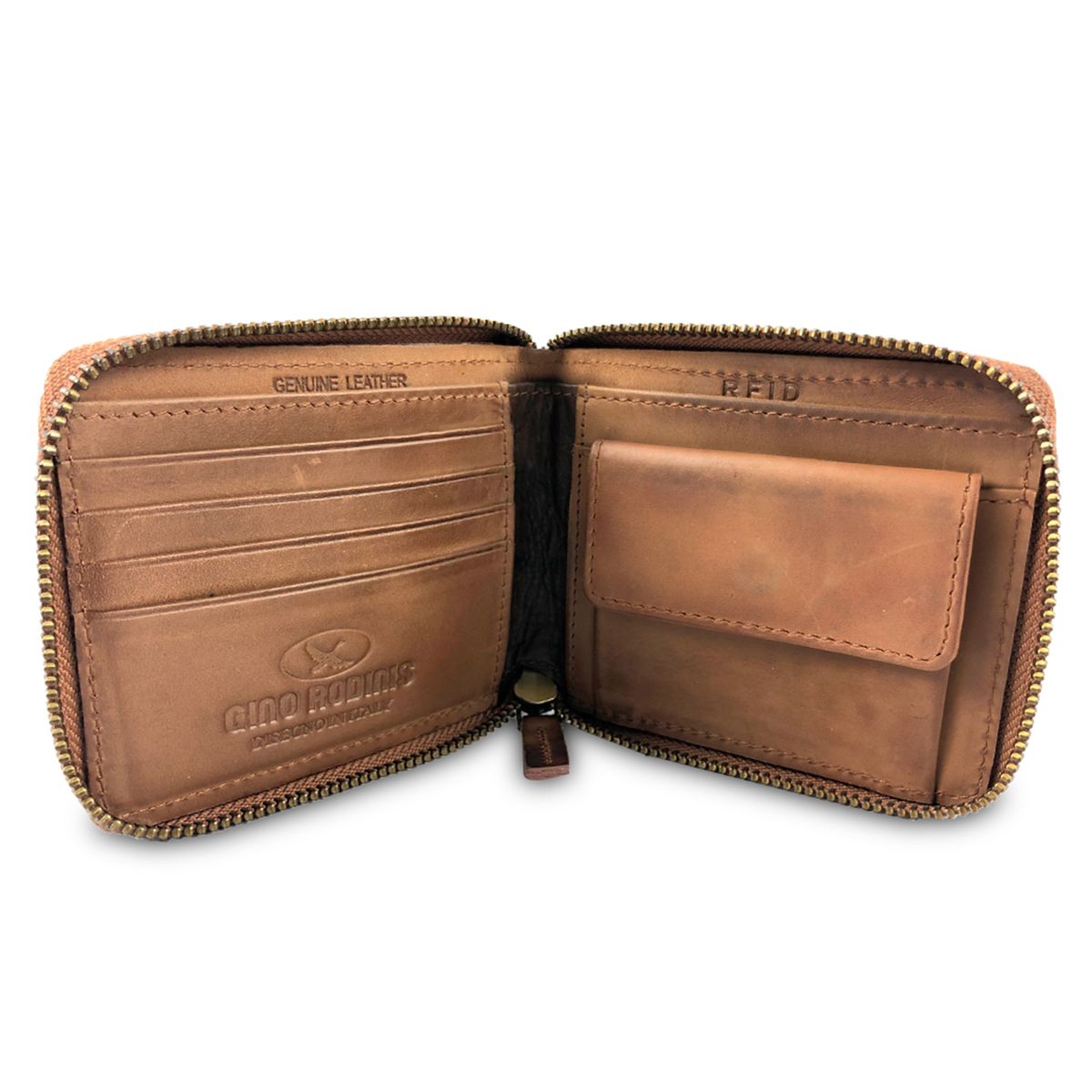GINO RODINIS - Billetera de Cuero para Hombre Borsalino 158 Gino Rodinis
