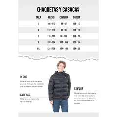 MAUI AND SONS - Chaqueta Pilote Negro Hombre