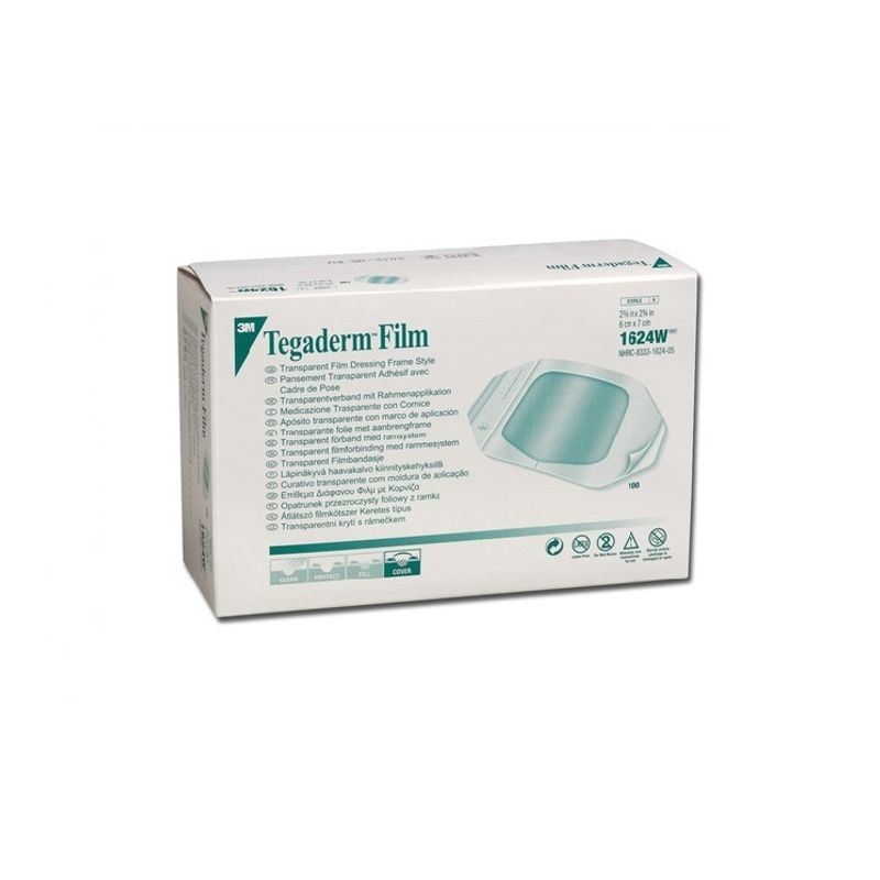 3M - Tegaderm 3M 6 Cm X 7Cm 1624W - caja 100 un.