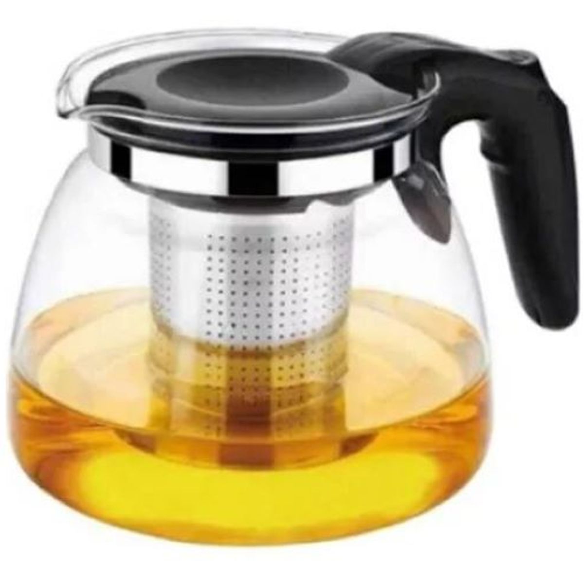 GENERICO - Tetera De Vidrio Con Infusor De Acero Inoxidable 900ml