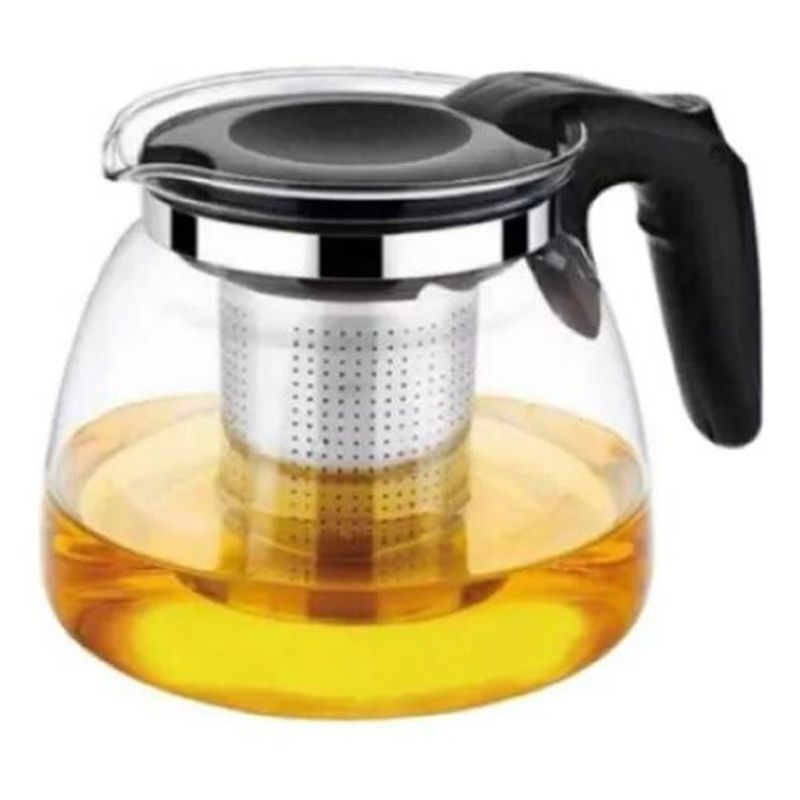 GENERICO - Tetera De Vidrio Con Infusor De Acero Inoxidable 900ml