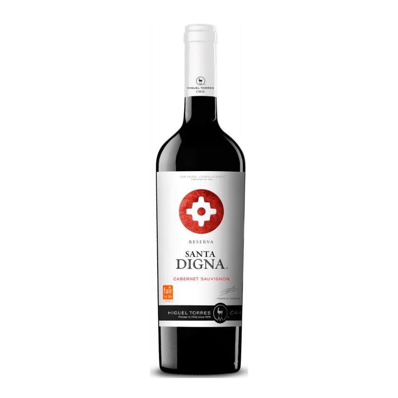 VINA MIGUEL TORRES - Vino Santa Digna Reserva Cabernet Sauvignon 14° 750cc