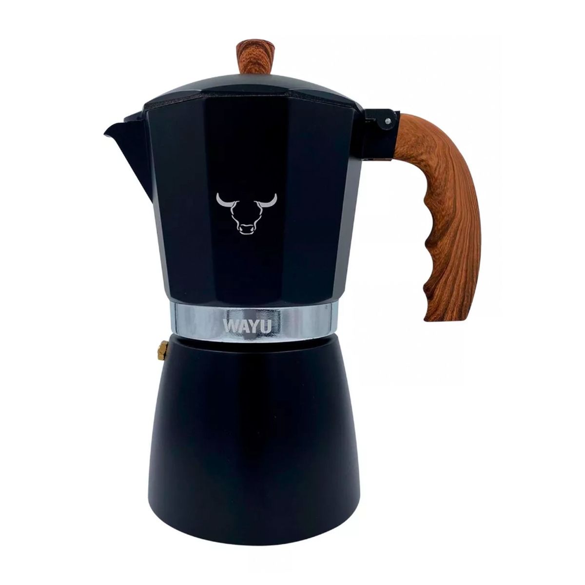 WAYU - Cafetera Italiana Wayu Color Negro
