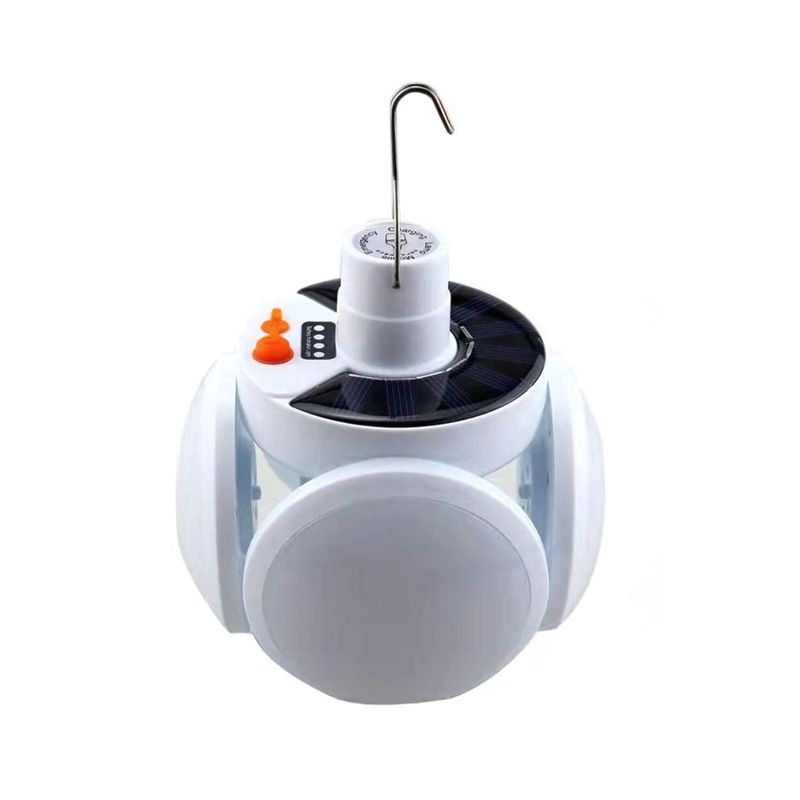 GENERICO - Foco Solar Led Recargable Forma Pelota 40w Camping Viajes
