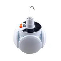 GENERICO - Foco Solar Led Recargable Forma Pelota 40w Camping Viajes