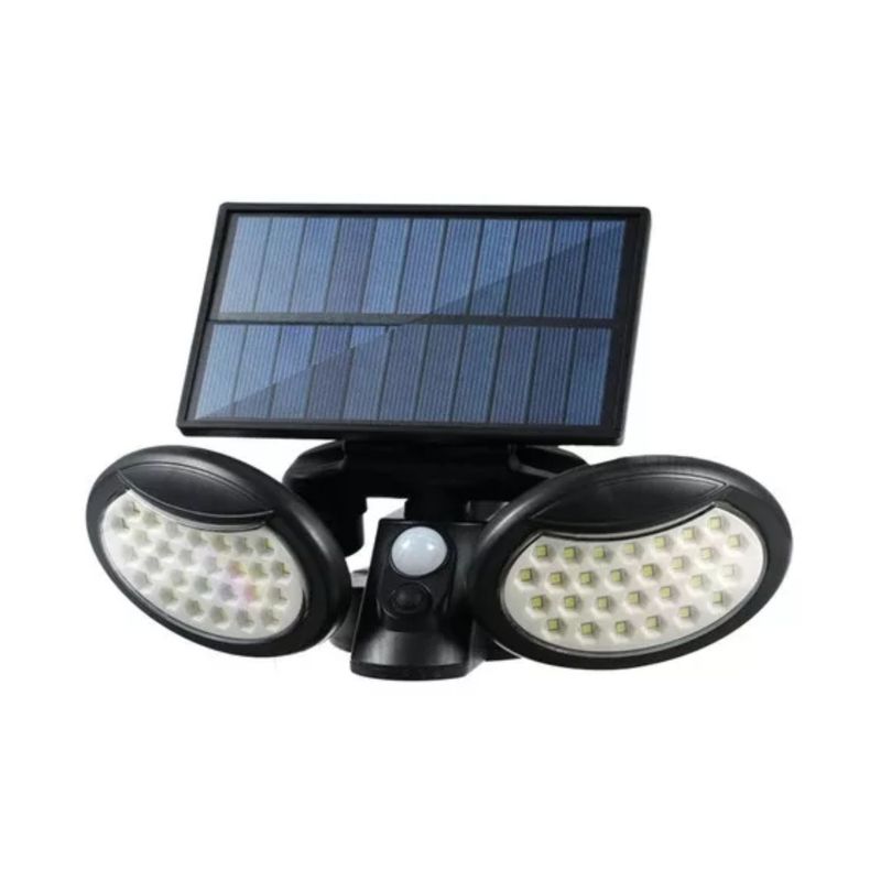 GENERICO - Lampara Led Solar Reflector Exterior Jardin Casa Sensor Luz