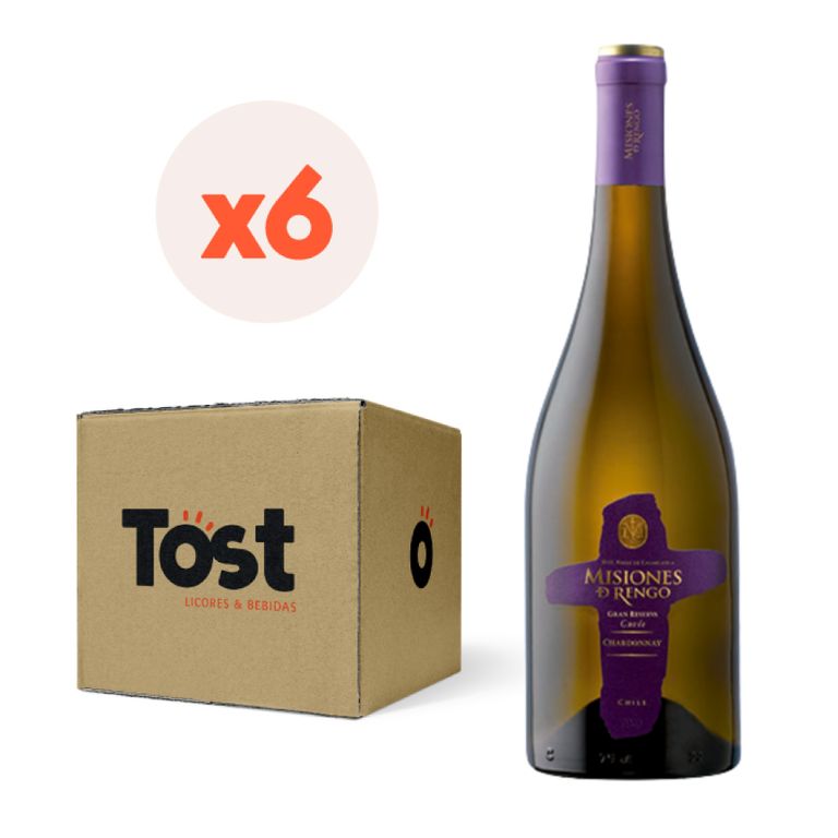 6x Vino Gran Reserva Chardonnay 750cc