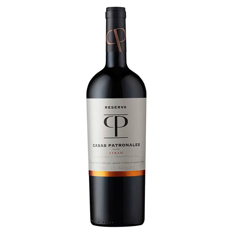 CASAS PATRONALES - Vino Casas Patronales Reserva Syrah 14° 750cc