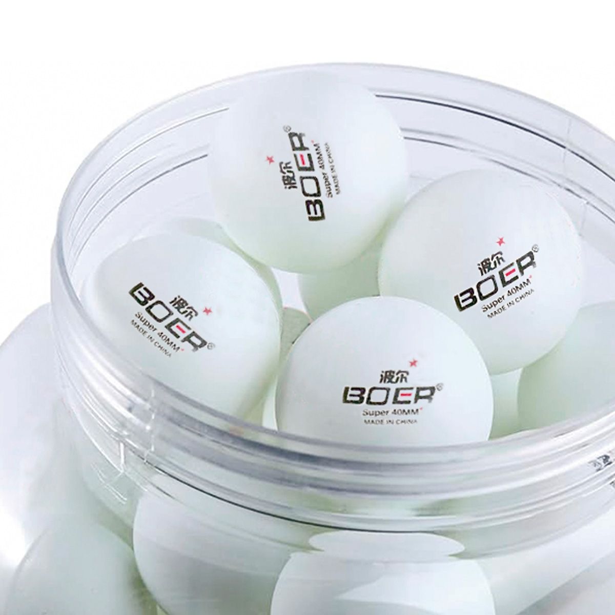 GENERICO - Tarro 60 Pelotas Ping Pong 1 Estrella Boer Sport