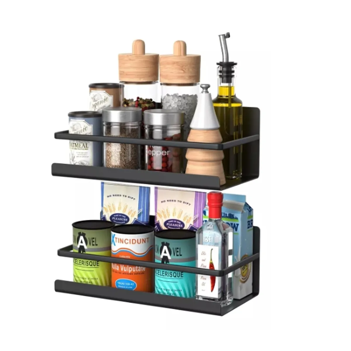 GENERICO - Estante Magnético Para Refrigerador X2 Unidades