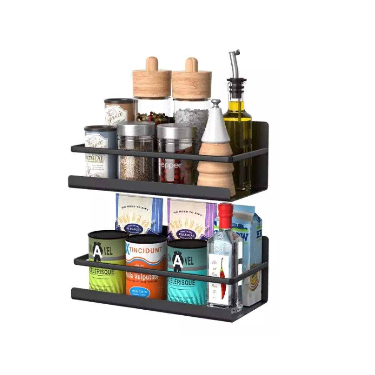 GENERICO - Estante Magnético Para Refrigerador X2 Unidades