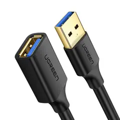 UGREEN - Cable de Extensión USB-A/USB-A 3.0 M/H 5 Metros Negro