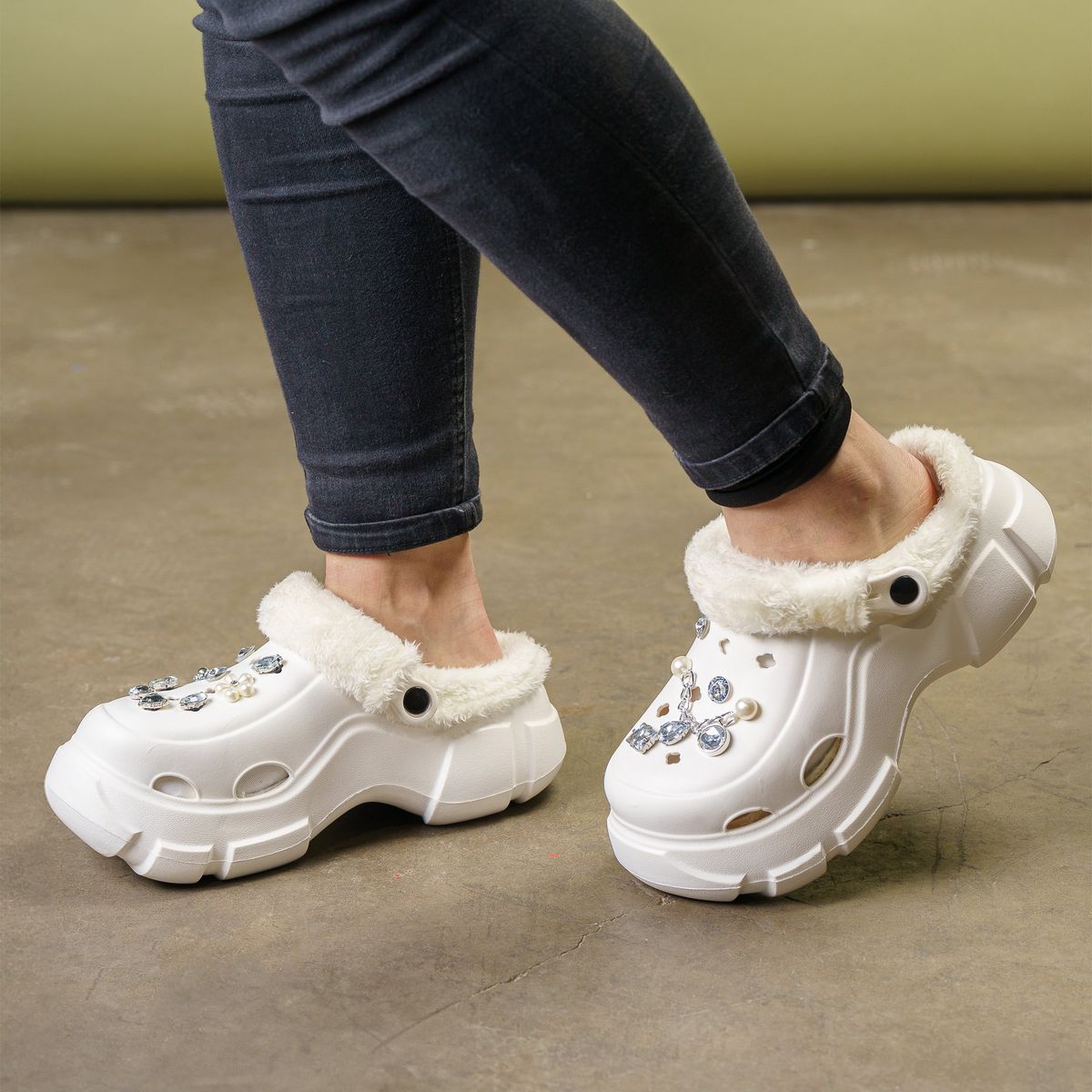 BOVINITA - Zueco Mujer Blanco Litza Apóstol