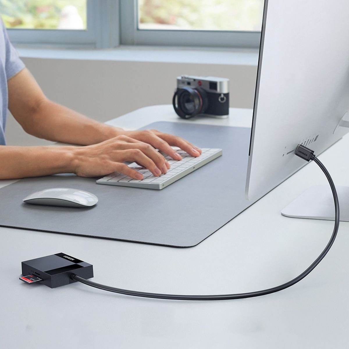 UGREEN - Lector Multi-Tarjeta de Memoria USB-A 3.0 4 en 1 Negro