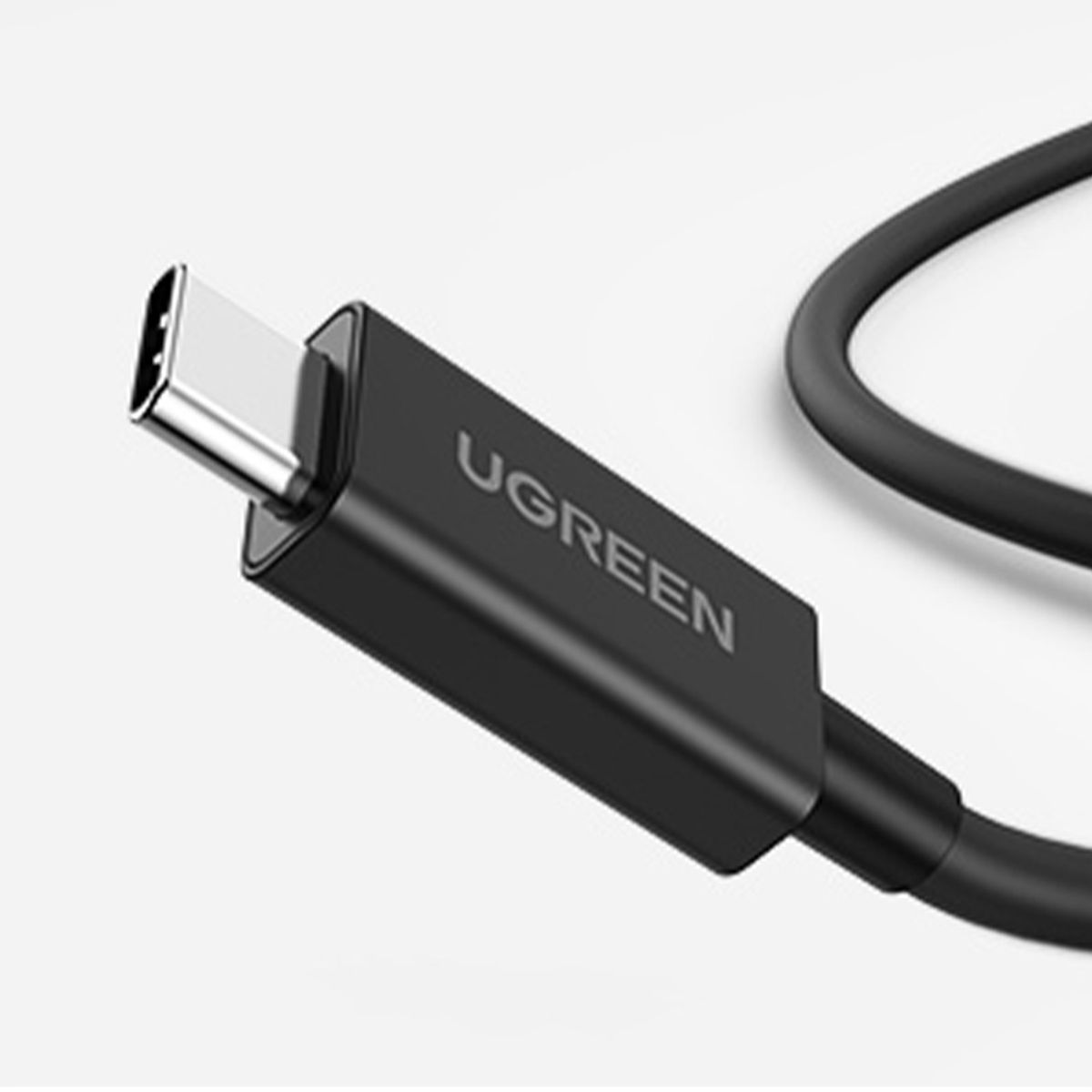 UGREEN - Cable Thunderbolt 4 USB-C a USB-C M/M 40Gbps 100W Max 80cm Negro