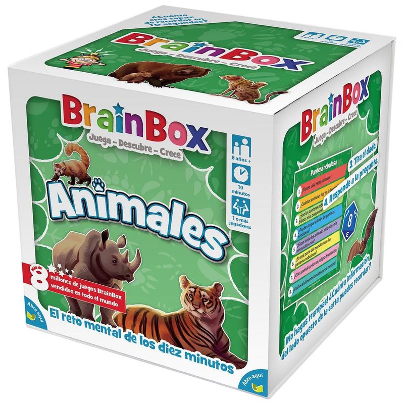 ASMODEE - BrainBox Animales Juego de Mesa