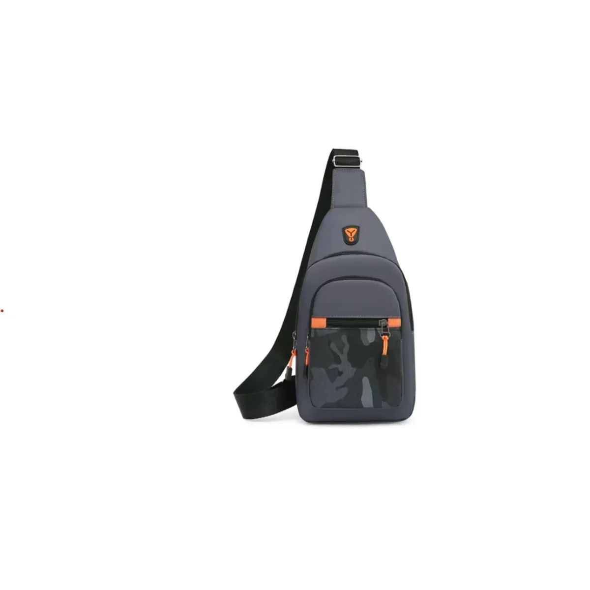 GENERICO - Bolso Banano Bandolero De Hombro Cruzado Estilo Urbano Gris Oscuro