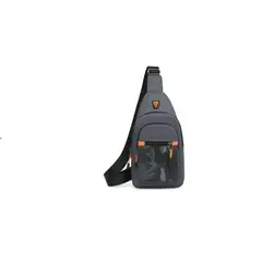 GENERICO - Bolso Banano Bandolero De Hombro Cruzado Estilo Urbano Gris Oscuro