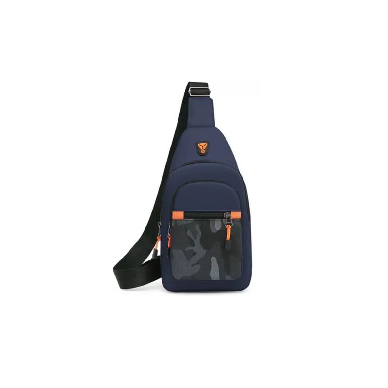 GENERICO - Bolso Banano Bandolero De Hombro Cruzado Estilo Urbano Azul Marino