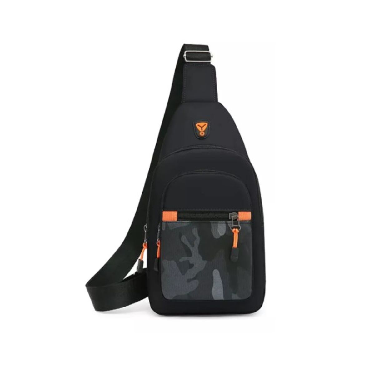 GENERICO - Bolso Banano Bandolero De Hombro Cruzado Estilo Urbano Negro