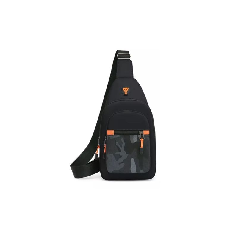 GENERICO - Bolso Banano Bandolero De Hombro Cruzado Estilo Urbano Negro