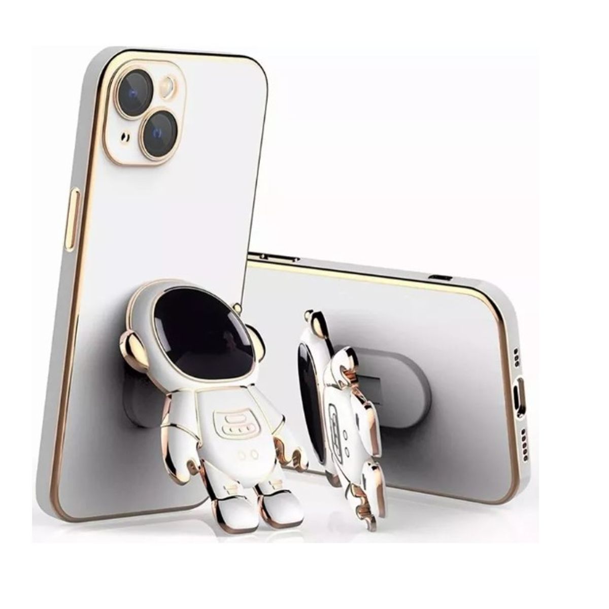 GENERICO - Carcasa Para iPhone 13 Pro Con Astronauta Stent Blanco