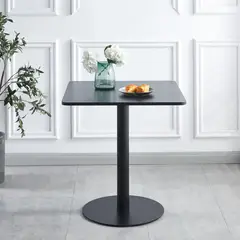 CORI CORI - Mesa restaurant 70x70 Tubo Metal Cubierta MDF