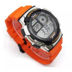 CASIO - Reloj De Pulsera Hombre Ae-1000w-4bvdf Original Naranja