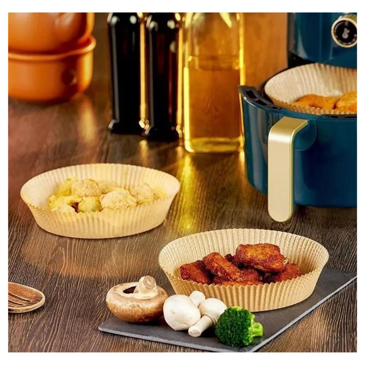 GENERICO - Filtro Para Freidora De Aire 50 PC 16cm