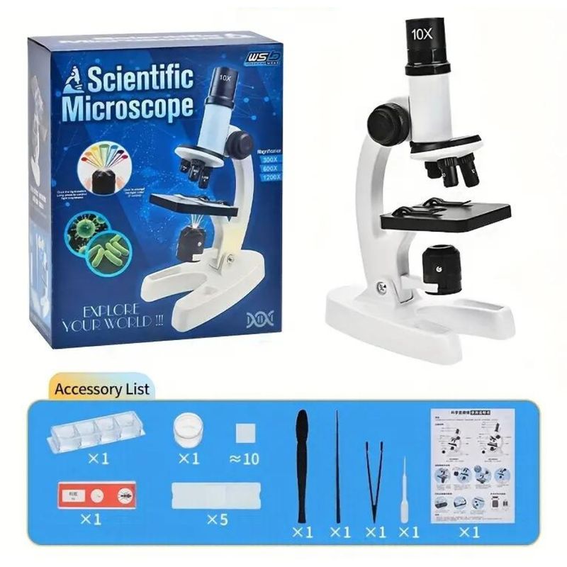 GENERICO - Kit Microscopio Compuesto Infantil