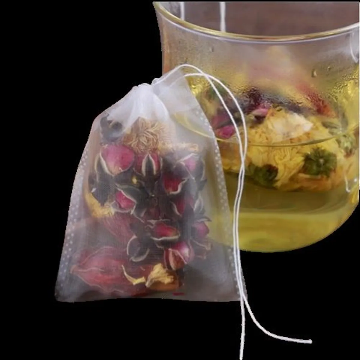 GENERICO - 2 Pack x 100 Bolsitas De Té, Infusión, Café, Ecológico, 5,5*7 Cms