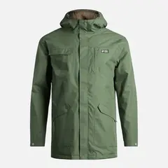 HAKA HONU - Chaqueta Hombre Yak Verde Militar