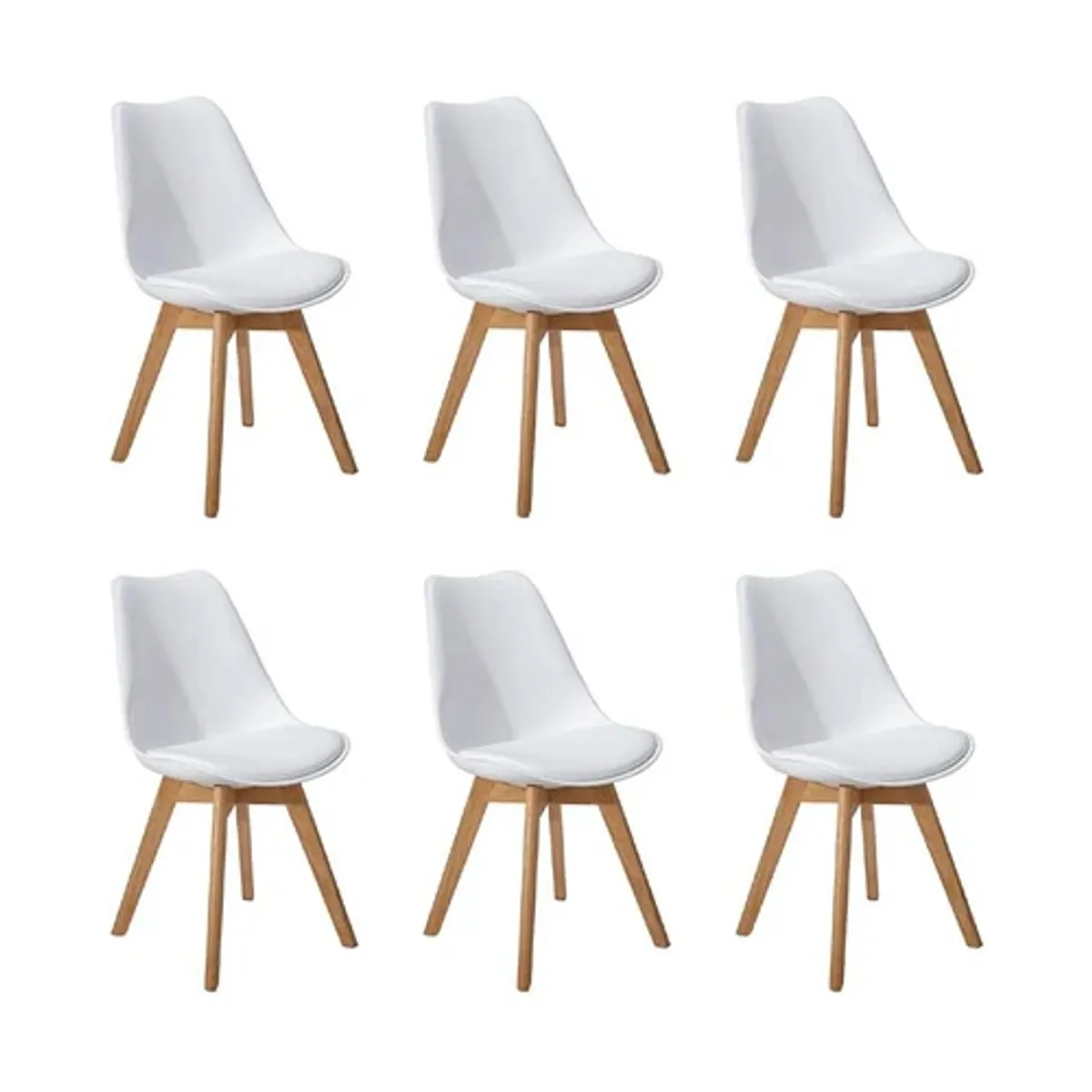 CORI CORI - Pack 6 Sillas Tulip Blanco