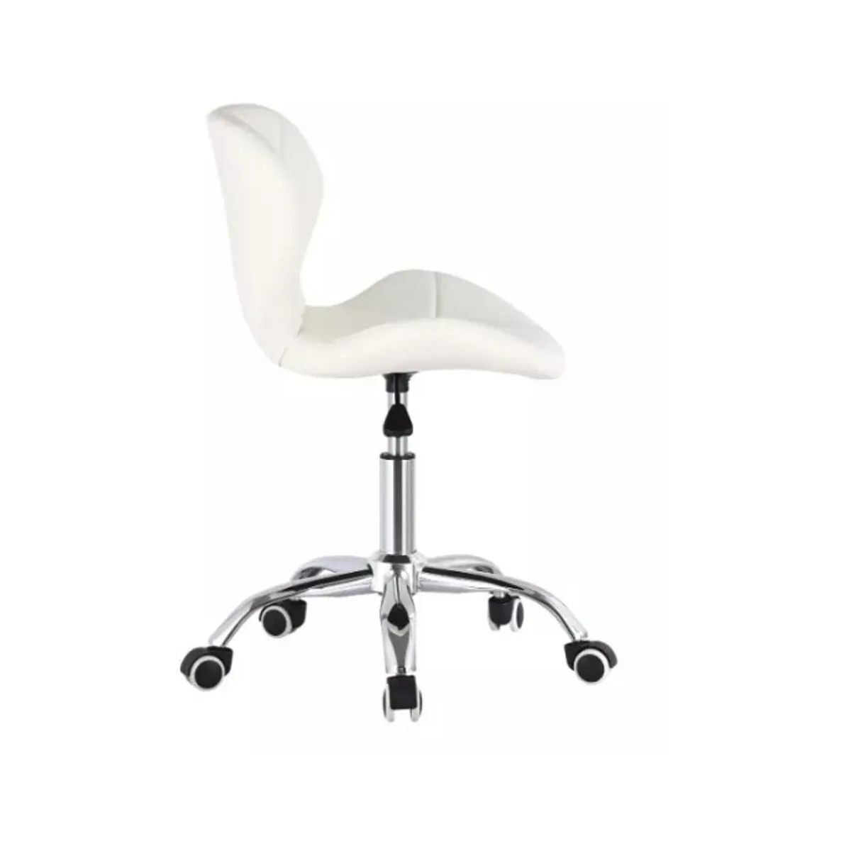 GENERICO - Silla De Escritorio Mariposa Giratoria Acolchada Blanca
