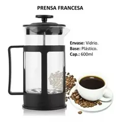 GENERICO - Prensa Cafetera Tetera Francesa Café Té 600ml